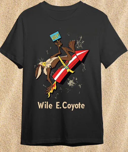 Camiseta Looney Tunes · Wile E. Coyote cohete